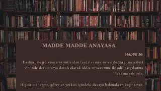 #36 Anayasa Madde 36 - Hak arama hürriyeti
