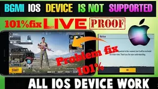 bgmi iphone 6 your device is not supported at tha moment 