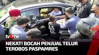 Senyum Sumringah, Bocah Terobos Paspampres Jual Telur ke Jokowi | Kabar Siang tvOne