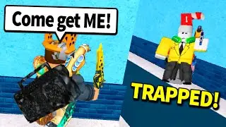 TROLLING My Friends in YOUTUBERS ONLY Murder Mystery 2!! (Roblox MM2)
