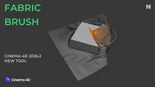 Cinema 4D 2026.2 Fabric Brush — My First Look
