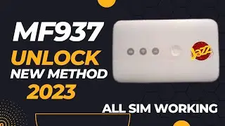 How to unlock Jazz MF937 Device Step by Step Latest Method 2023/ jazz mf937 unlock