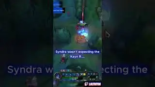 Kayn went for a ride on Syndra... 
