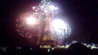14 Juillet 2009: Feu d'artifice, France - Paris - Tour Eiffel