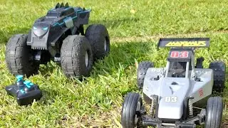 BATMOBILE RC vs MAXIMUS!  Velocidade, Força e Off-Road! #batmobile #toys #offroad #feed #views 