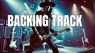 80s HARD ROCK Backing Track in Am | Raw Power & Energy 🎸