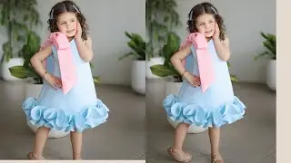 How to cut and sew this Baby Girl Dress|Detailed tutorial 