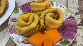Они не успеют остыть, съедают со сковородки, Тонкие Вкусные Заварные Блинчики с Тыквой