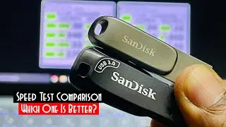 Speed Test - SanDisk Ultra Shift Vs SanDisk Ultra Dual Drive Luxe Type C Flash Drive