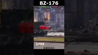 BZ-176 8000 УРОНА😲😲😲#wot#миртанков#fannymoments#shorts