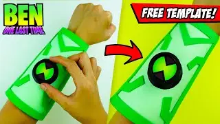 DIY Omnitrix from BEN ONE LAST TIME | Fanmade Ben 10 Series by @XanderFlicks +FREE TEMPLATE!