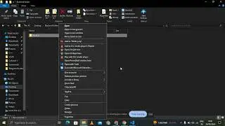 Open with code option is not showing in vs code ! Open with code right click  #vscode #programming