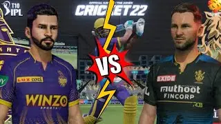 RCB Vs KKR Most Thriller Match Ever || RCB Vs Kkr Match Gameplay || The Sahil Gaming
