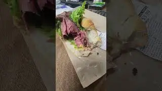 huge block of cheese in premade sandwich
