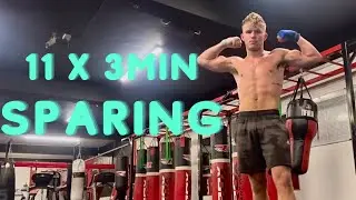 Topless boxer boy