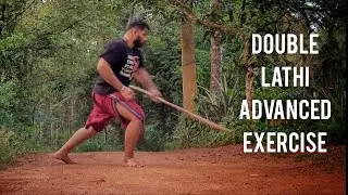 Advanced Double Lathi Exercise (Explosive Strength)