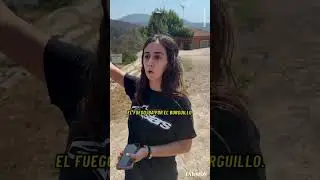 Paz Padilla breaks down in tears upon returning to her village after the devastating fire