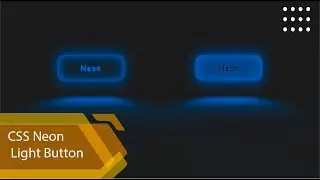 CSS Neon Light Button