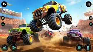 Monster Truck Racing Offroad Simulator - 4x4 Derby Mud and Rocks Driver 3D - Android GamePlay #2