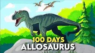 I Spent 100 Days As An Allosaurus | Path Of Titans