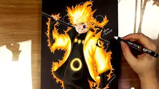 Drawing NARUTO RIKUDOU SENNIN MODE