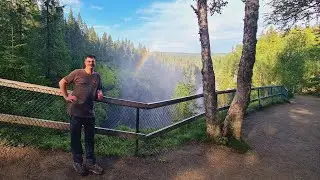 Spektakuläre Wasserfall Wanderung in Schweden Teil 10 #83