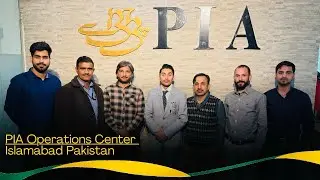 Haseeb Khan Visiting PIA Operations Centre Islamabad Pakistan 