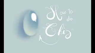 How to paint a tear drop in Paint Tool Sai.