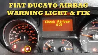 FIAT DUCATO | AIRBAG FAULT |SNAP ON | CRASHDATA | FIX