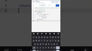 Python program to find  largest element in an array 