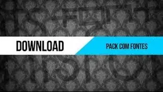 Pack de Fontes De Terror(De Graça)