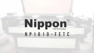 Nippon - NP1610 FETC - MAQUINA CORTE LASER 2 CANETAS COM ESTEIRA
