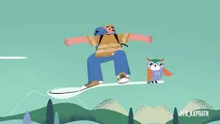 Ложковий кефір #ґо_Карпати Пий або їж  | Lisenbart Production - Frame animation/Motion graphics