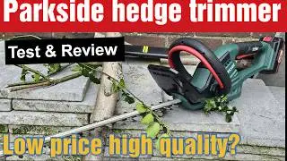 20V Hedge Trimmer Review & Demo | Parkside lidl PHSA 20-LI C3