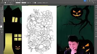 Làm quen và thực hành digital edit outline vector Photoshop Illustrator 6