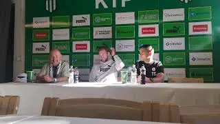 KTP-TV: Ykkösliiga KTP-PK35 lehdistötilaisuus