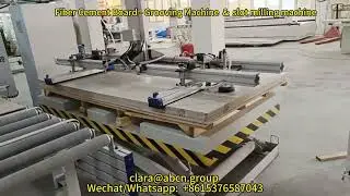 Fiber Cement Board Production Line / Calcium Silicate Board Production Line slot milling machine
