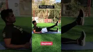 How to do Flutter Kicks | Beginner to Advance | Core Workout Shorts