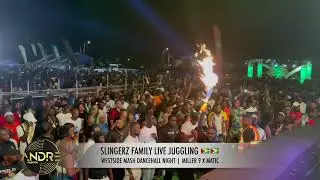 SLINGERZ FAMILY JUGGLING AT THE MASICKA CONCERT (MILLER 9 X MATIC)