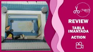 REVIEW - Tabla Imantada de ACTION ¿Vale la pena? #STENCIL  | #Scrapbooking | JUGASA