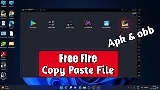 How To Copy Paste Free Fire Max Game In MSI App Player 5 Emulator  ||
