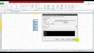 MS Excel Text To Columns
