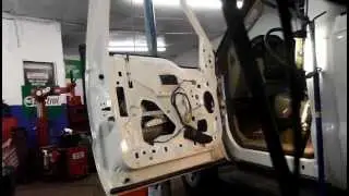 REPLACING THE SIDE WINDOW OR THE  GLASS RUN  2008 FORD F250