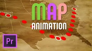 How to Make Animate Map in Premiere Pro | Bangla Tutorial