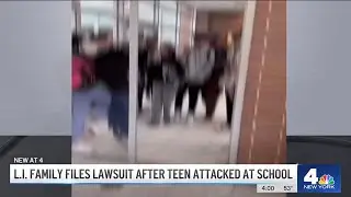 Video Shows Violent Attack on Teen at Long Island School; Family Sues District | NBC New York