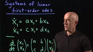 Systems of linear first-order odes | Lecture 39 | Differential Equations for Engineers