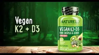 NATURELO Vegan K2 + D3 Supplement