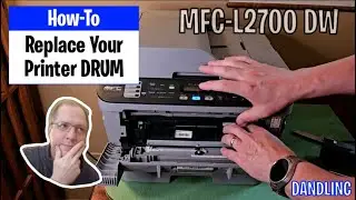 How To Replace A Brother Printer DRUM (DR630 / MFC 2700 DW