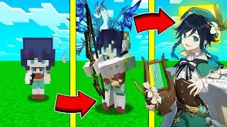 КАК МЕНЯЛСЯ ВЕНТИ ИЗ ГЕНШИН ИМПАКТ И ЕГО ЖИЗНЕННЫЙ ЦИКЛ В МАЙНКРАФТ ! VENTI GENSHIN IMPACT MINECRAFT