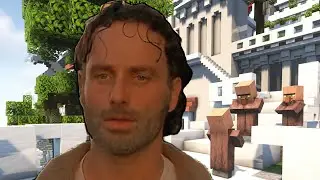 When the Minecraft Villagers Need You BUT You Forget How To Fly